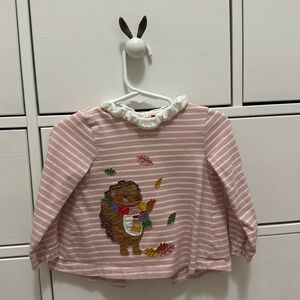 Mini Boden - hedgehog fall top.  Adorable!  First owner and worn only twice!